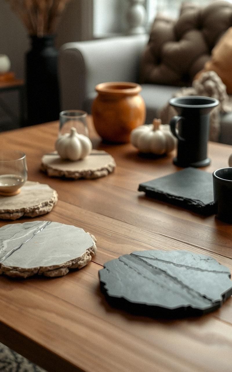 Stone Accents for Timeless Earthy Elegance