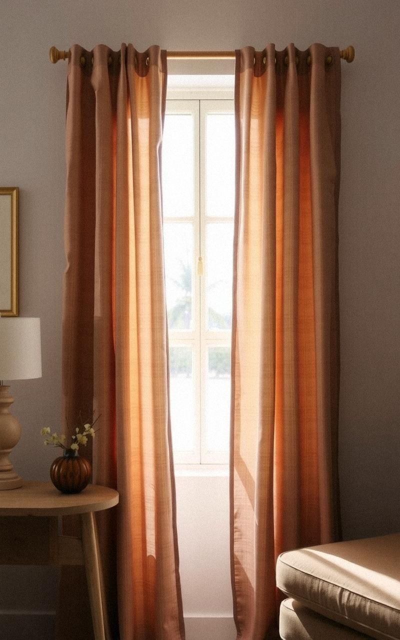 Textured Linen Curtains for Natural Softness