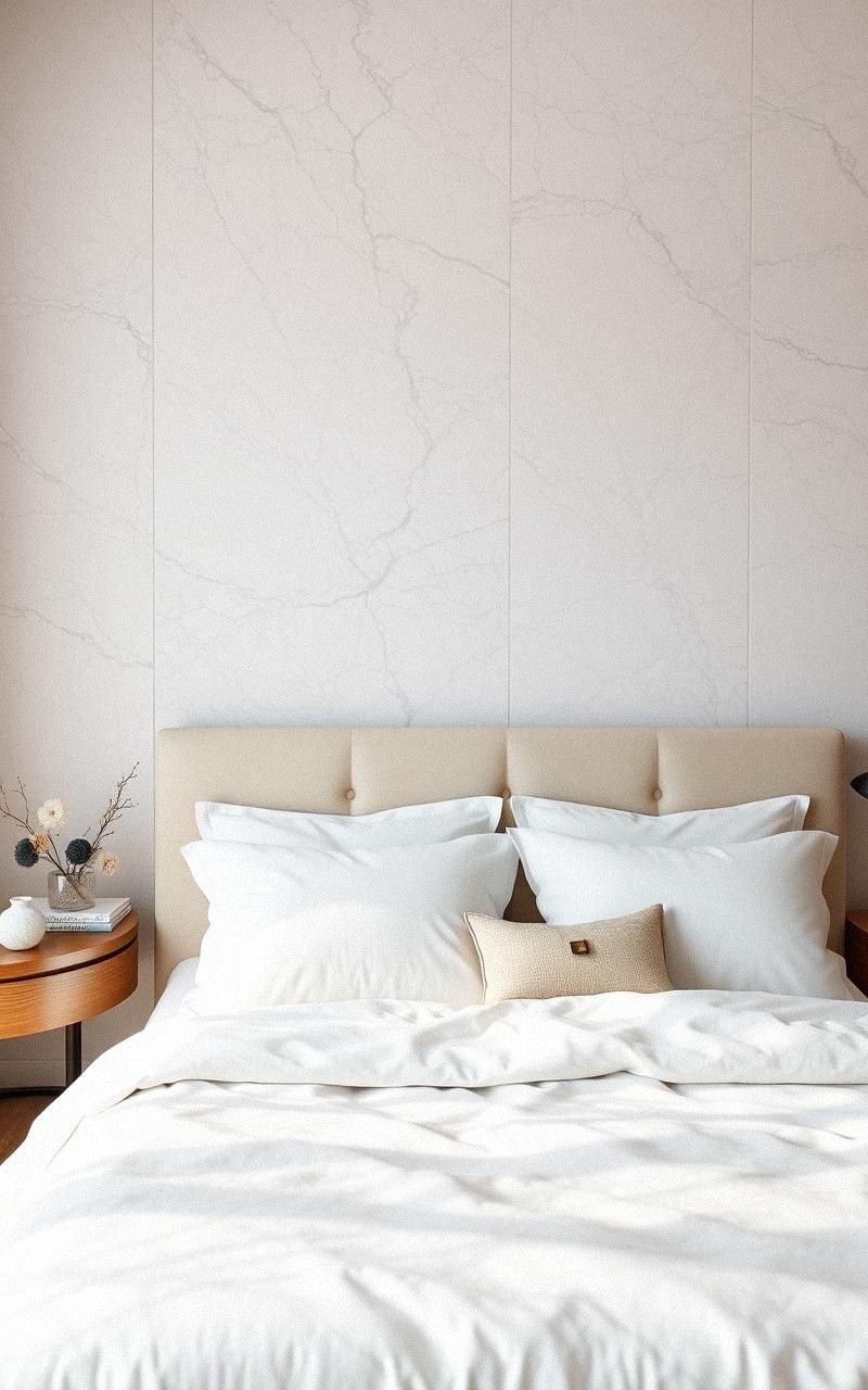Marble Accent Wall for Luxurious Appeal