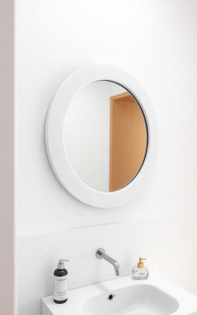 Marble Vanity Mirrors with Sleek Frames
