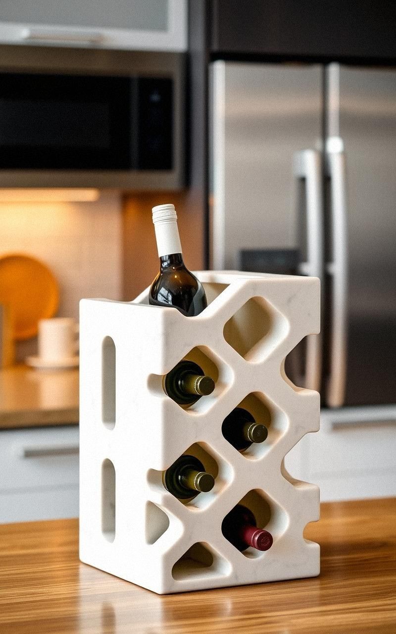 Marble Wine Holders for Stylish Storage