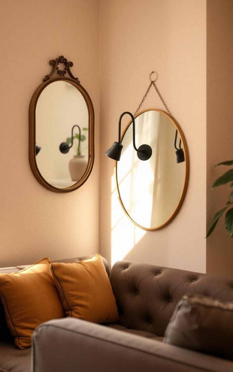 Angle Mirrors in Corners to Expand Views