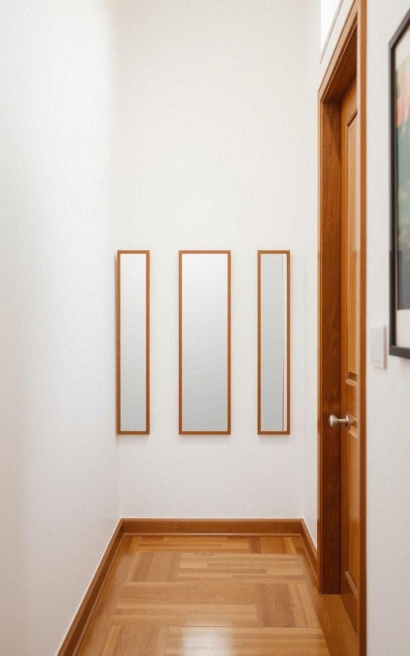 Create Vertical Interest With Tall Narrow Mirrors