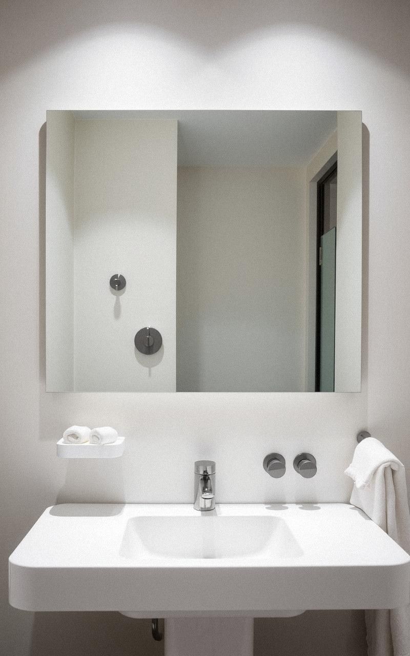 Place Mirrors in Bathrooms to Add Spaciousness
