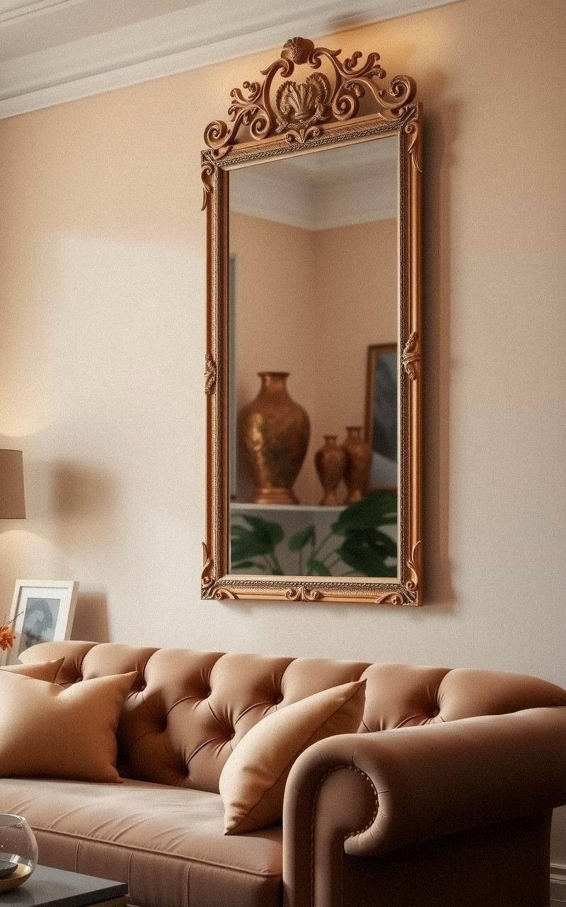 Use Mirrors With Decorative Frames as Art Pieces