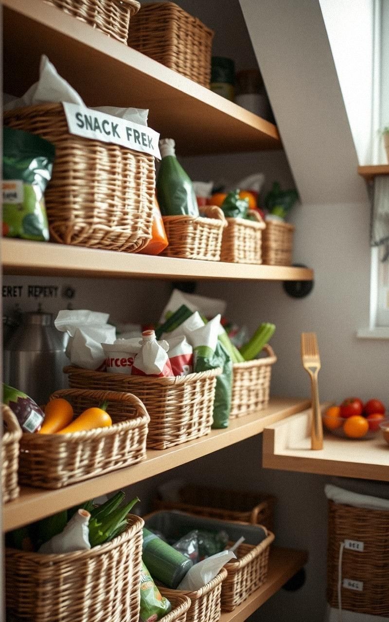 Add Baskets For Loose Items