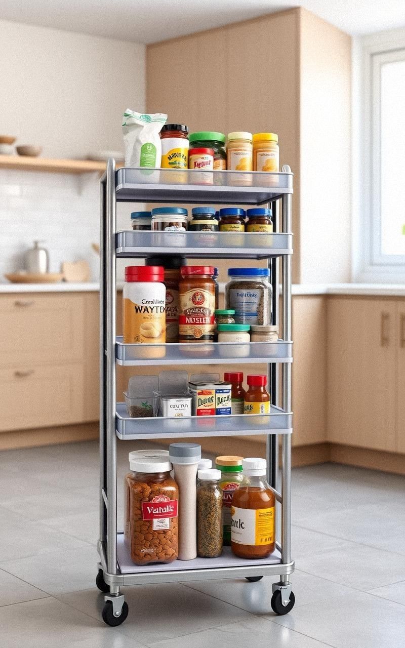 Add Rolling Carts For Mobile Storage