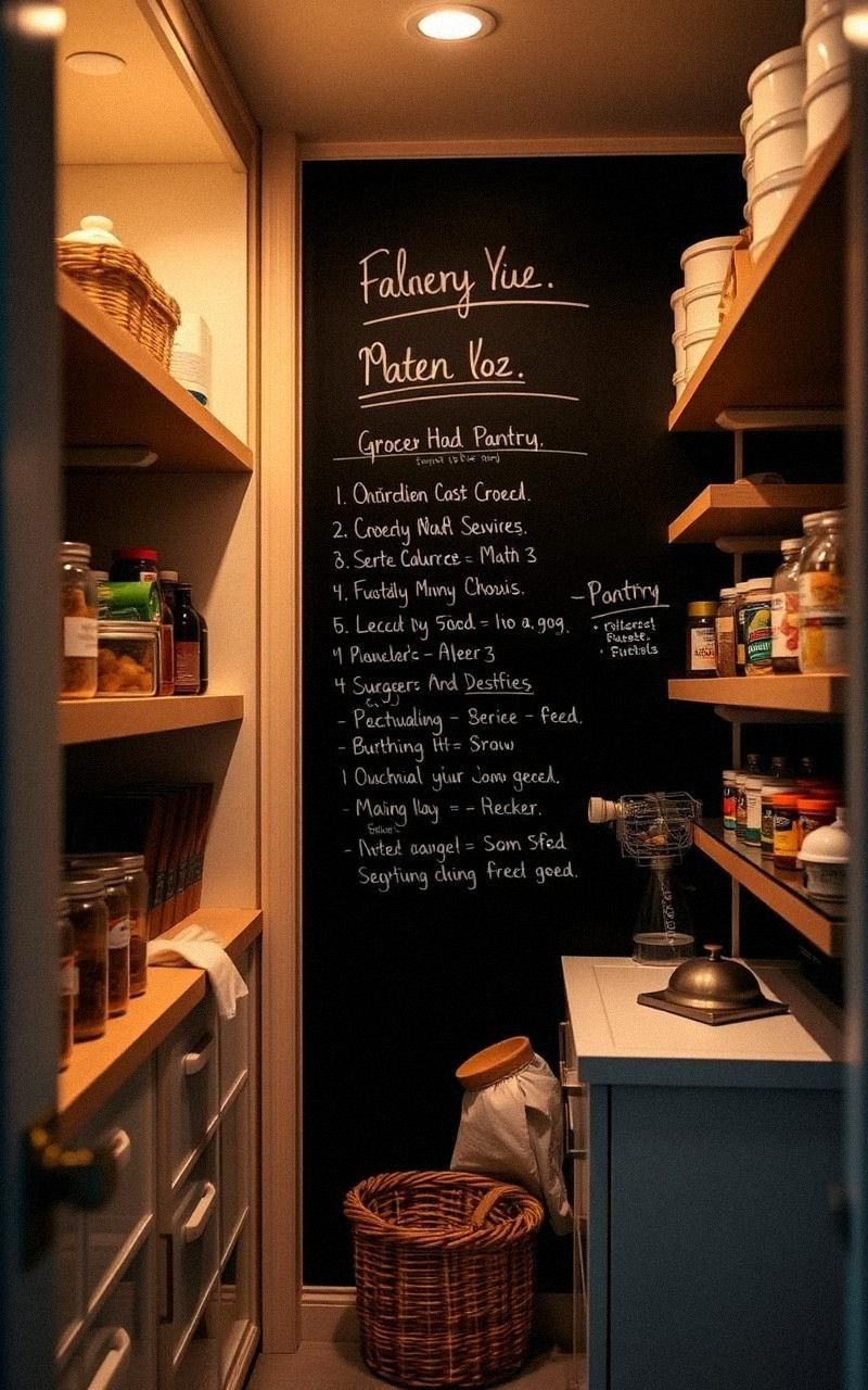 Incorporate Chalkboard Walls For Notes