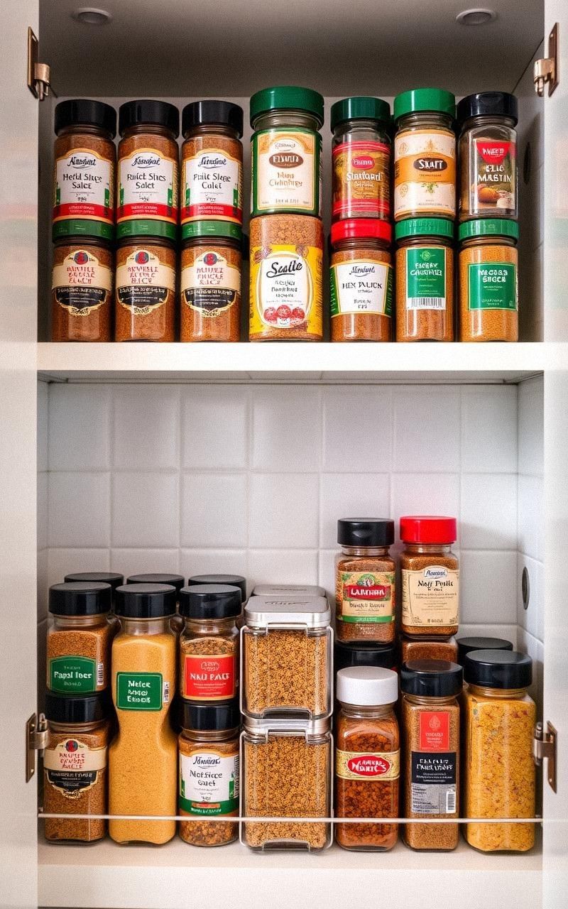 Incorporate Spice Racks For Organized Flavor