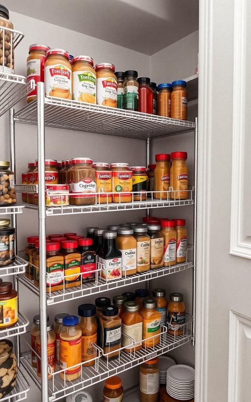Use Tiered Shelf Organizers For Visibility