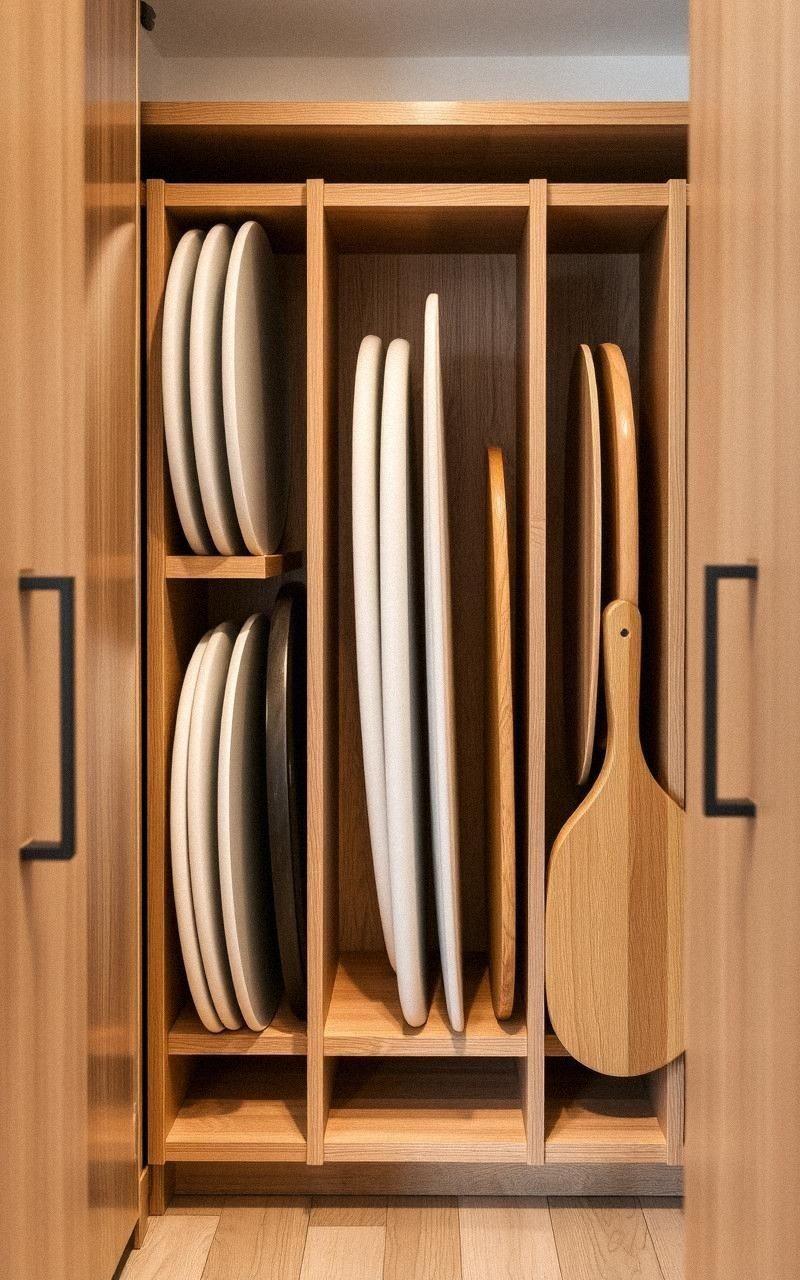 Use Vertical Dividers For Baking Sheets