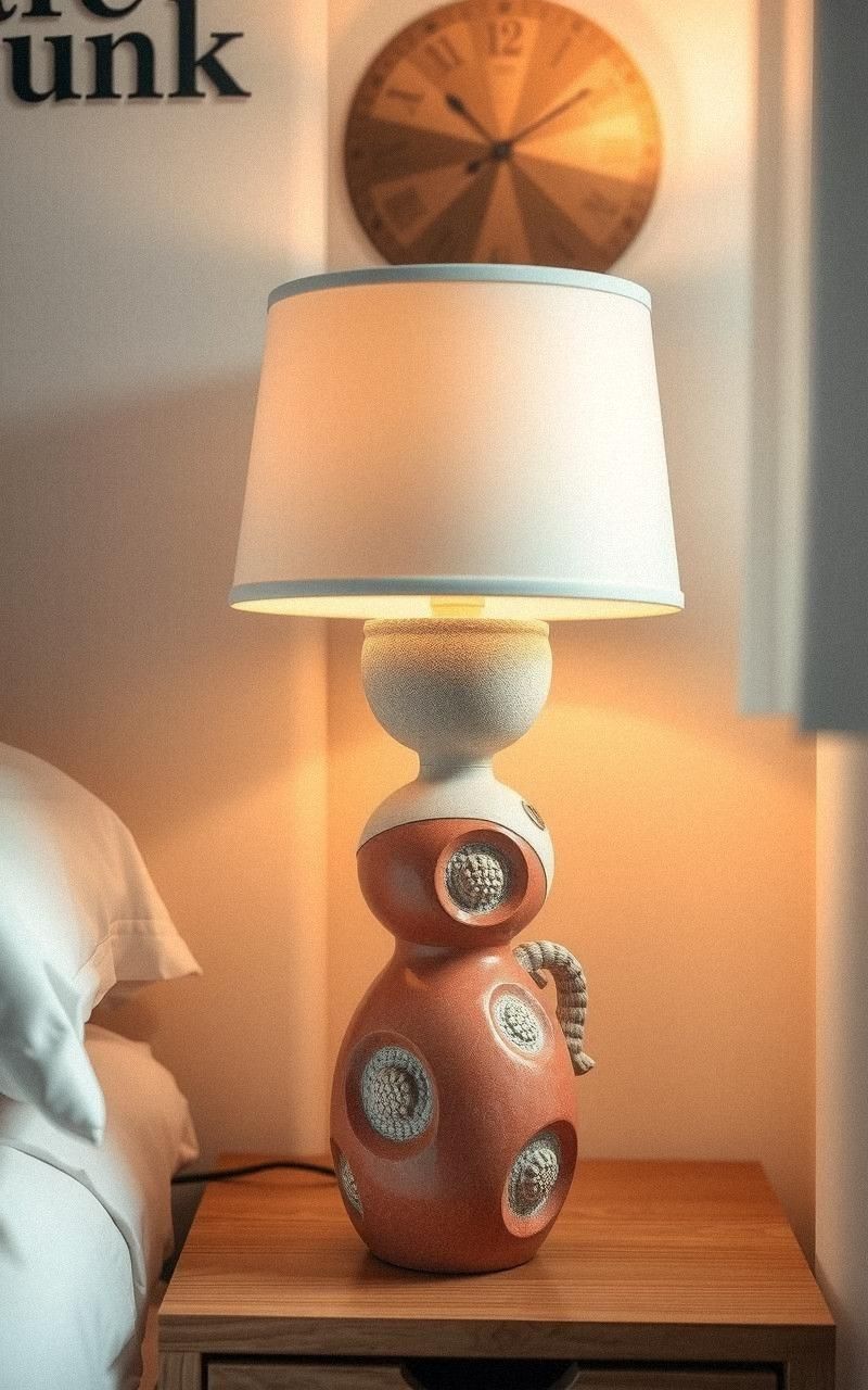 Sculptural Ceramic Lamps For Ambient Lighting