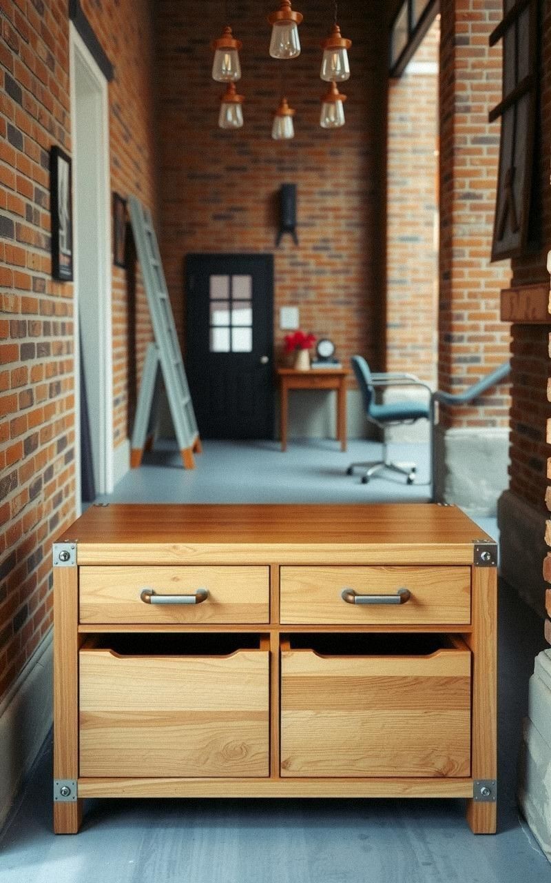 Under-Bench Storage Drawers For Hidden Organization