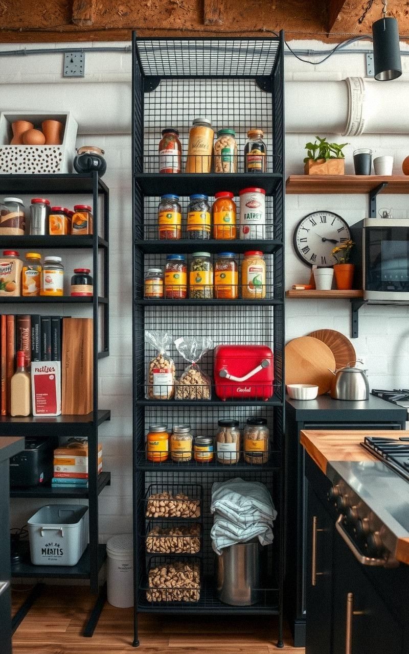 Wire Mesh Cabinets For Ventilated Storage Spaces