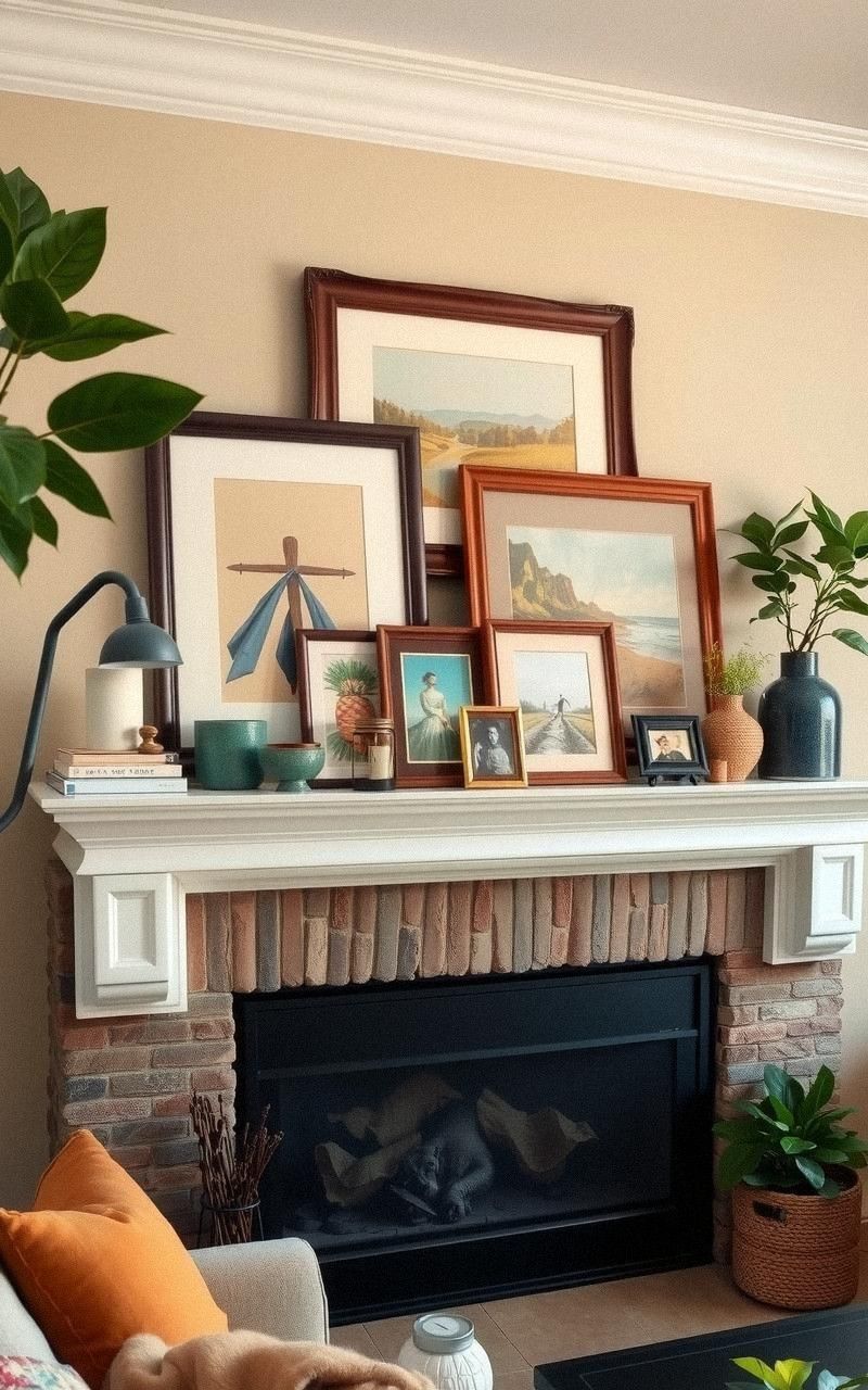 Create a Layered Art Display with Frames