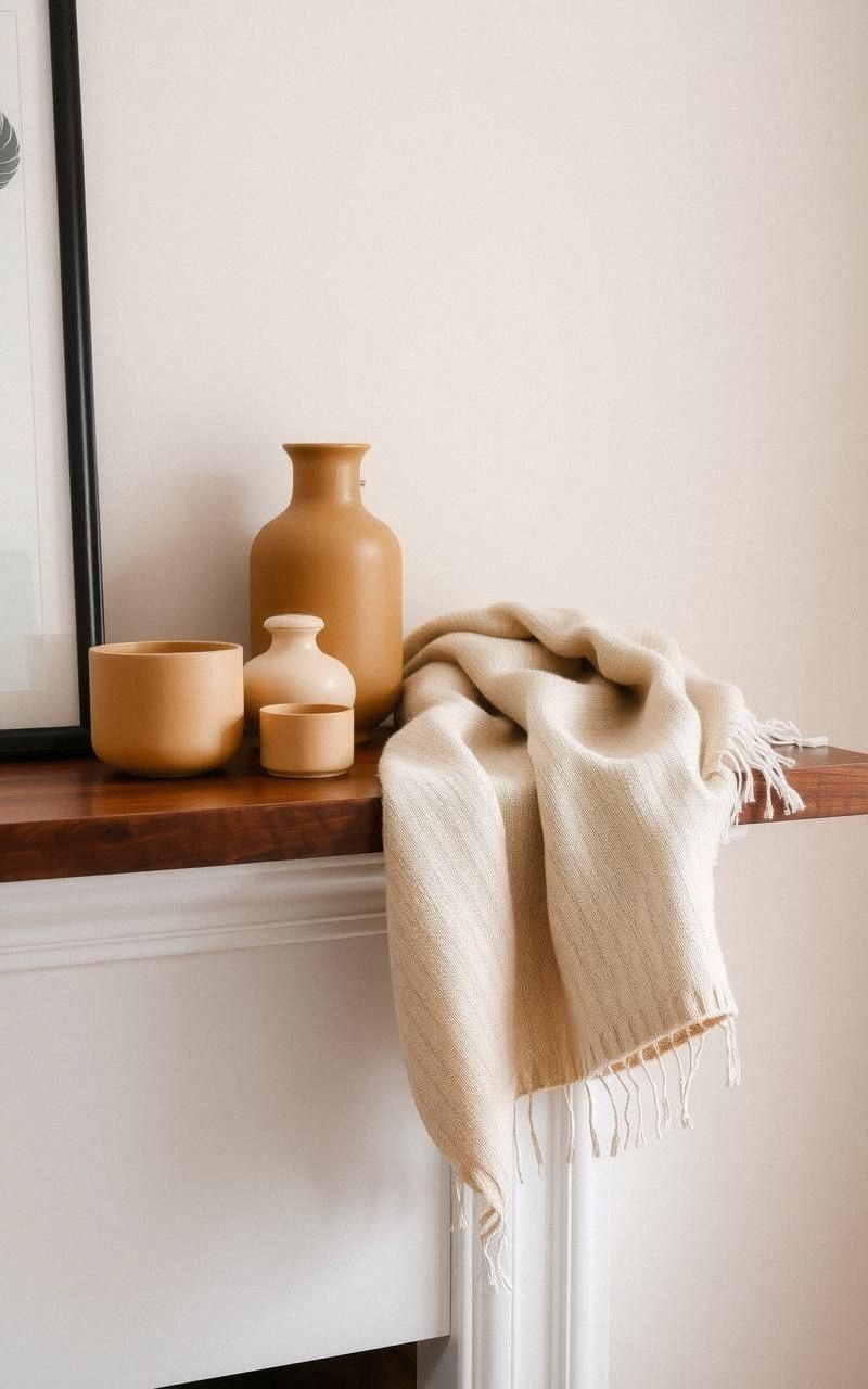 Incorporate Textiles Like Small Throws or Scarves