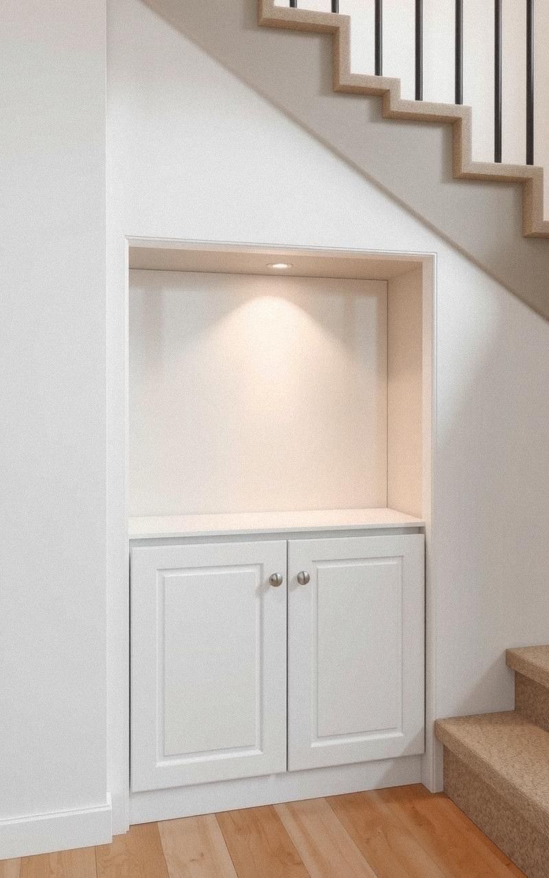 Hidden Cabinets with Discreet Doors
