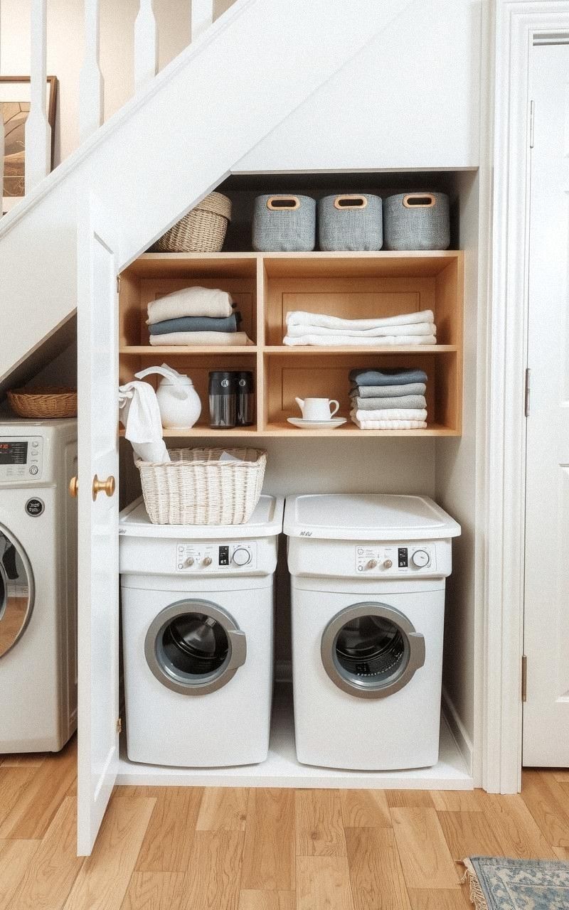 Pull-Out Laundry Hampers for Sorting Clothes