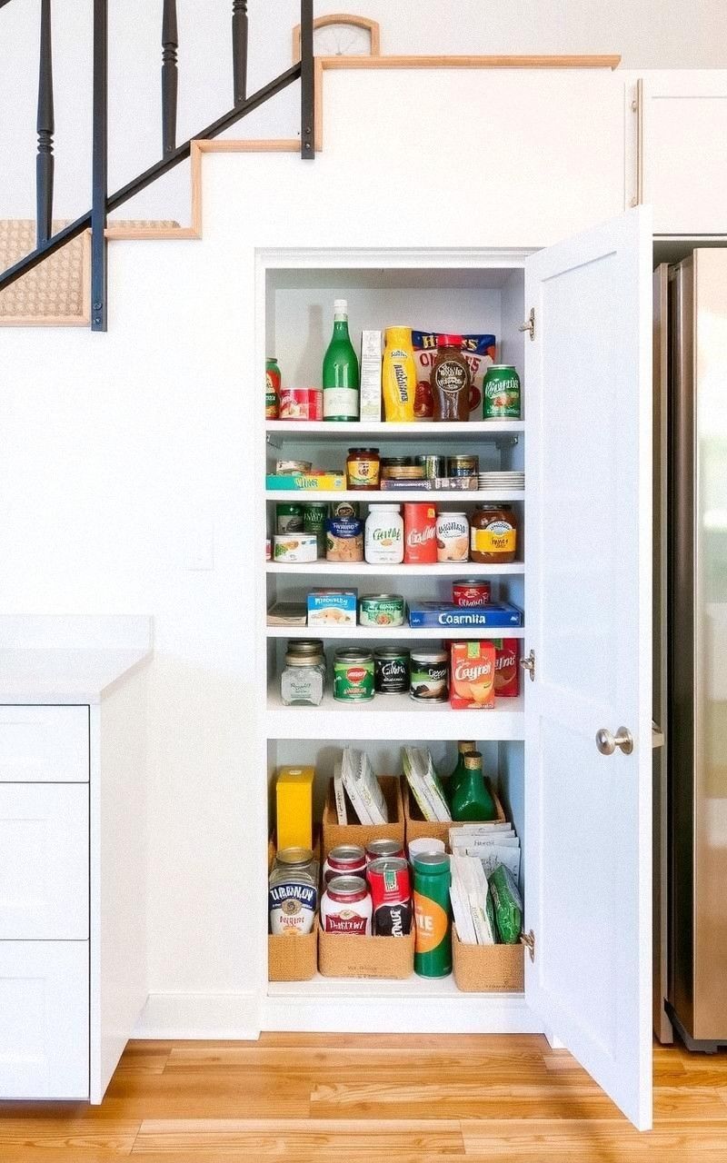 Pull-Out Pantry Shelves for Kitchen Overflow