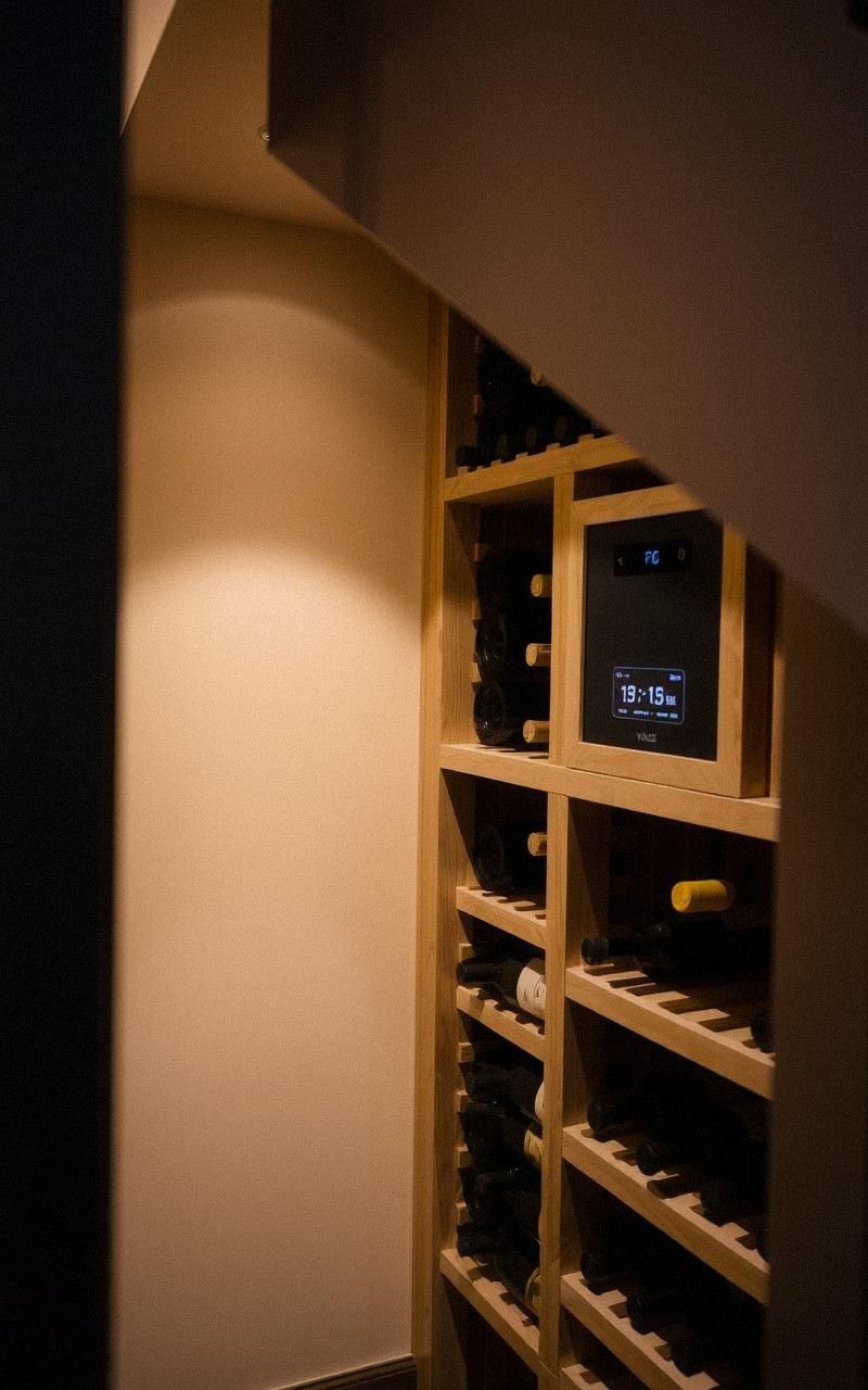 Wine Cellar with Temperature Control Features