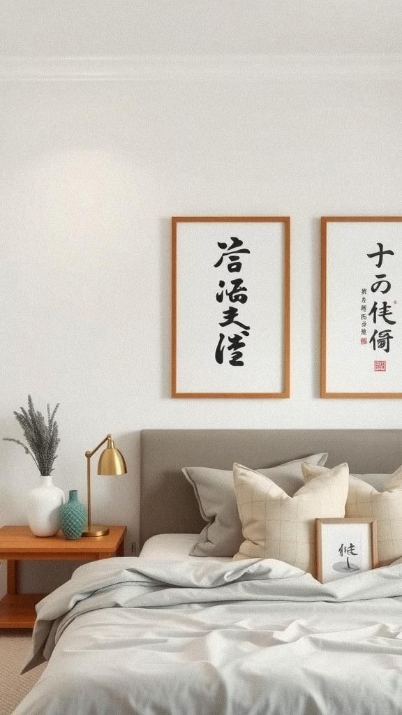Display Minimalist Artwork or Calligraphy