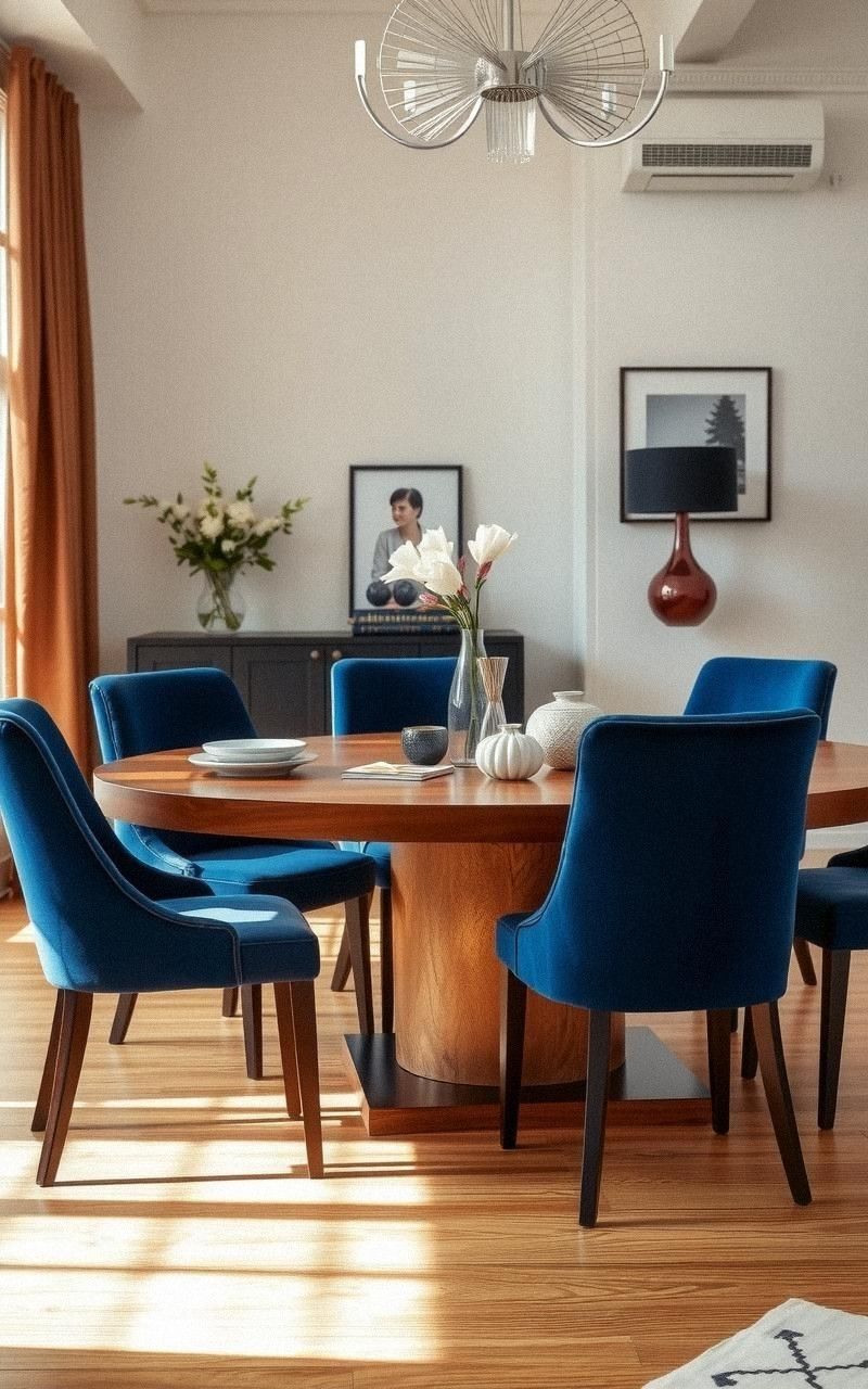 Velvet Dining Chairs For A Touch Of Glamour
