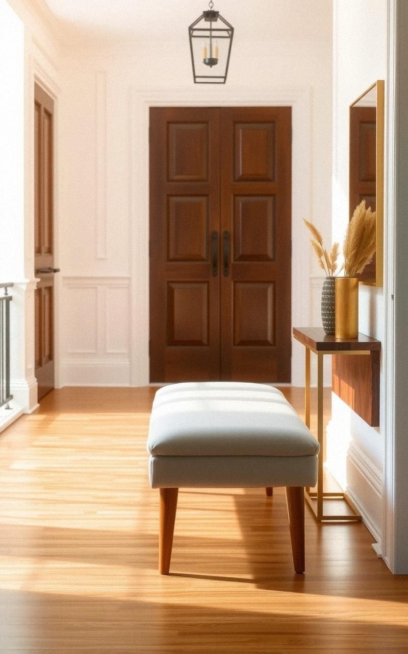 Velvet Upholstered Benches For Entryways