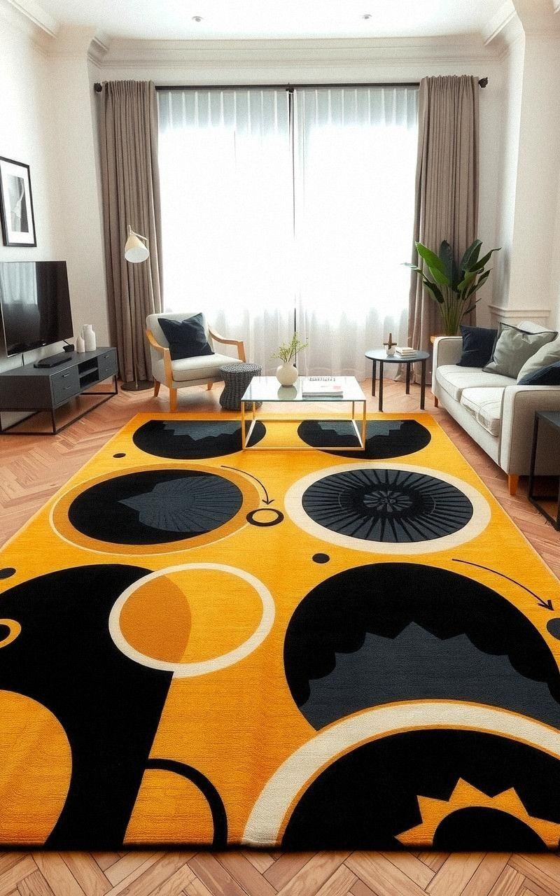 Bold Geometric Rugs to Anchor Your Space
