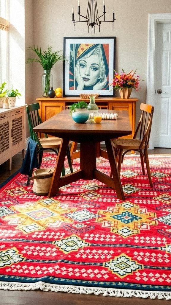 Choose a Unique Rug to Anchor the Space