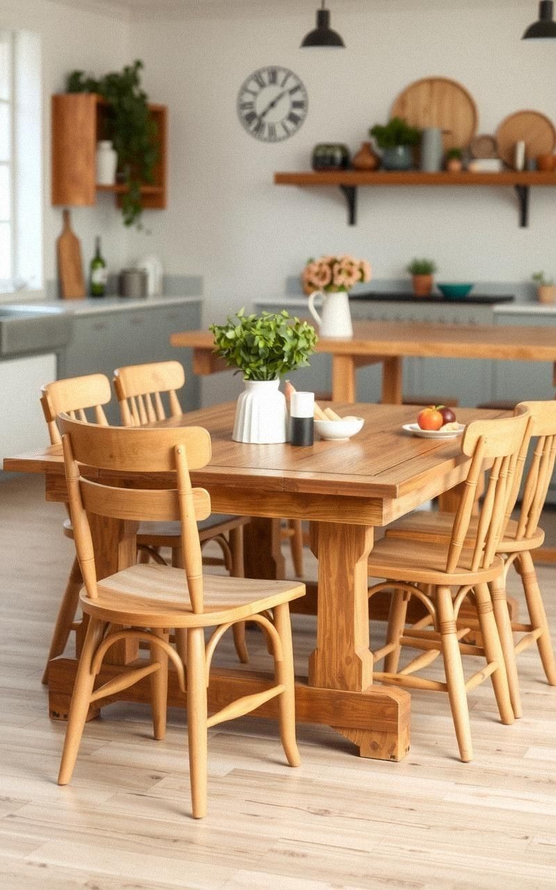 Farmhouse Table For Family Gatherings