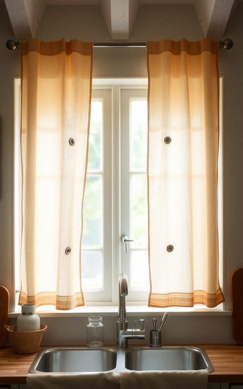 Neutral Window Treatments For Soft Light