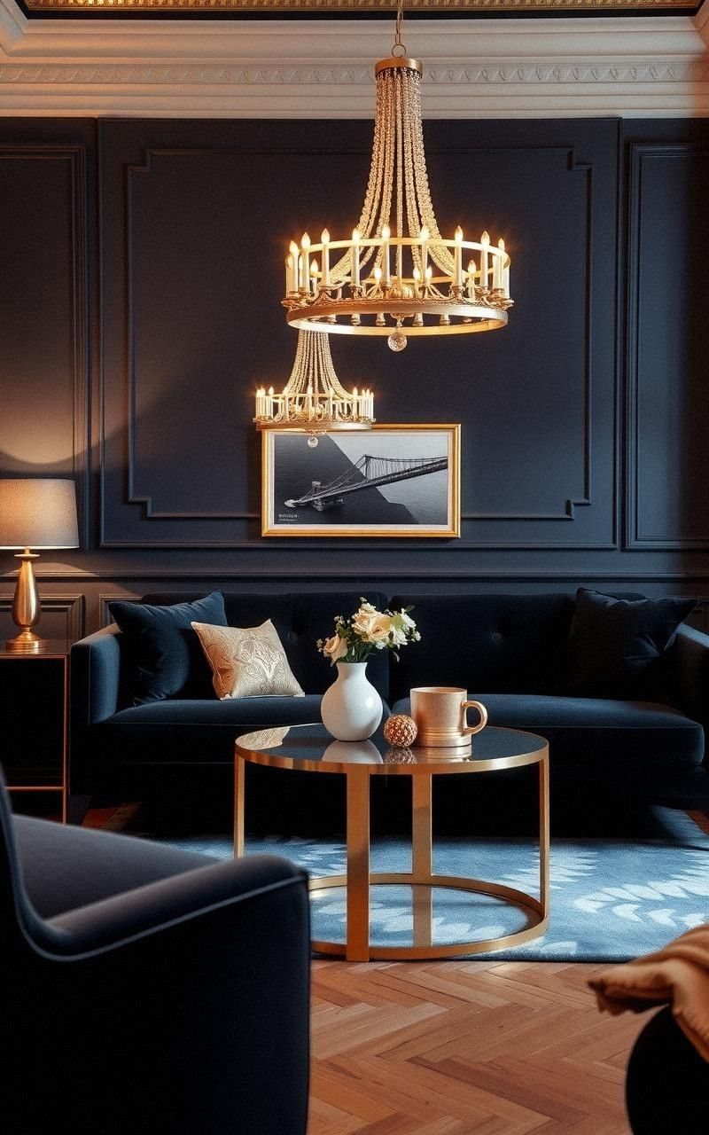 Combine Black And Gold For Classic Glam Contrast