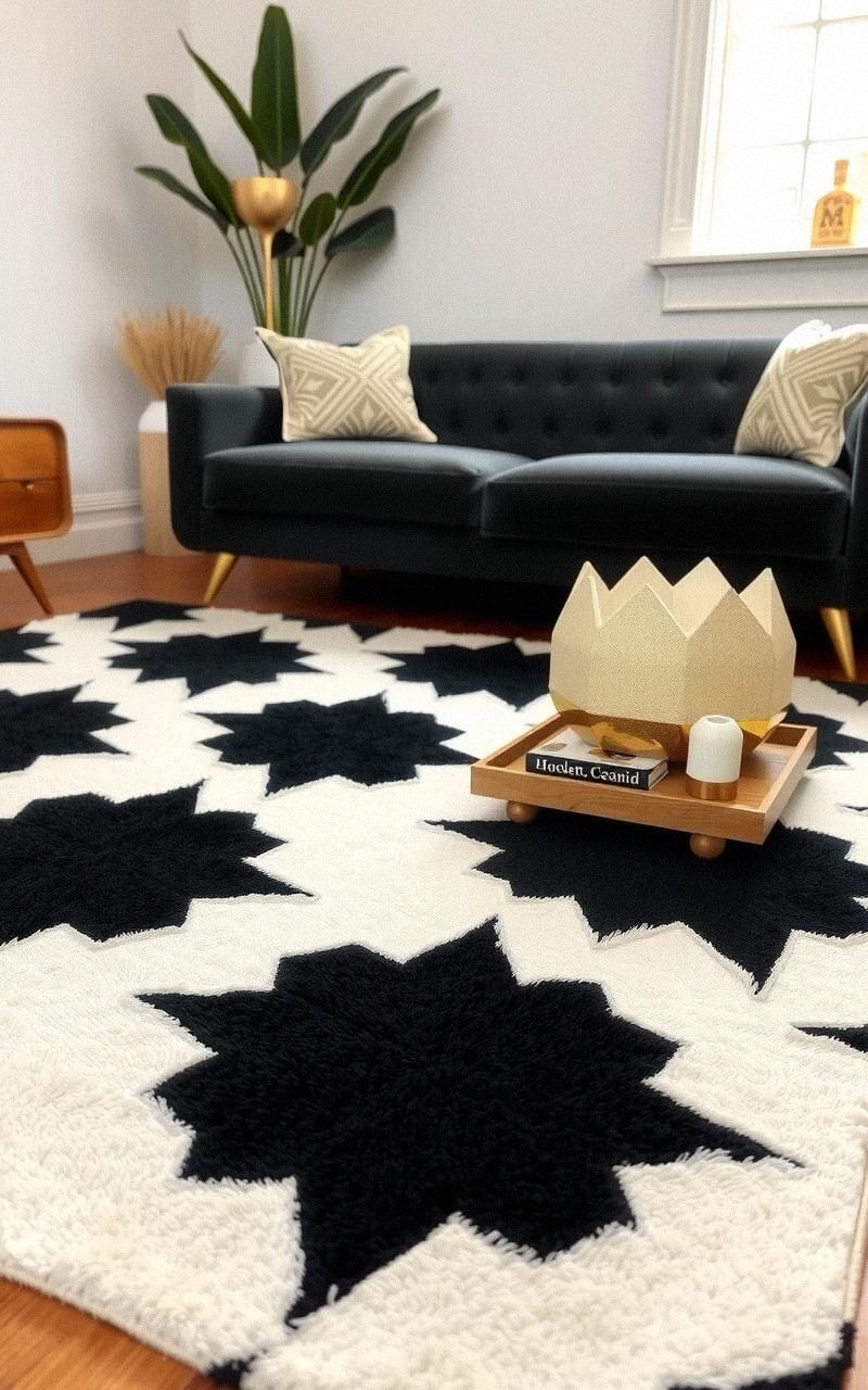 Incorporate Bold Geometric Patterns For Visual Interest