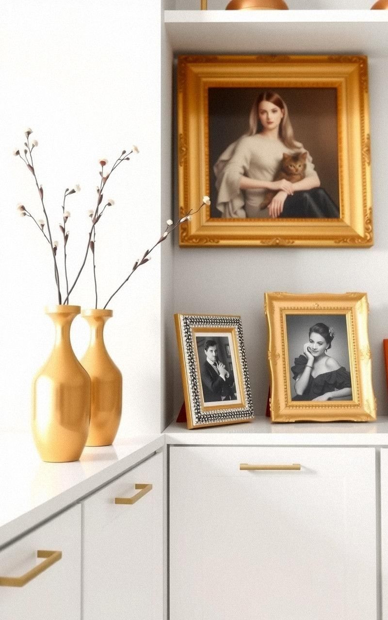 Incorporate Gold Accents For Warmth And Elegance