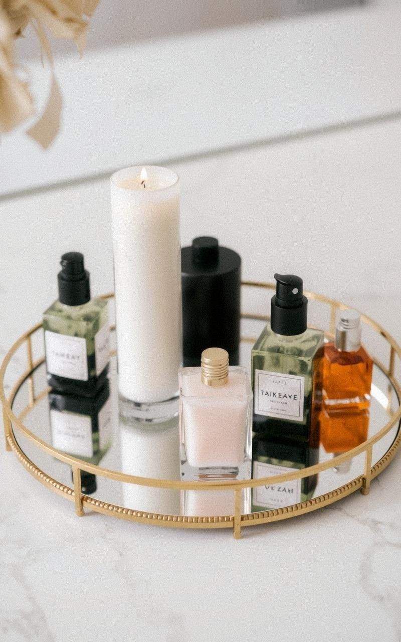 Place Decorative Trays For Organized Glam Display
