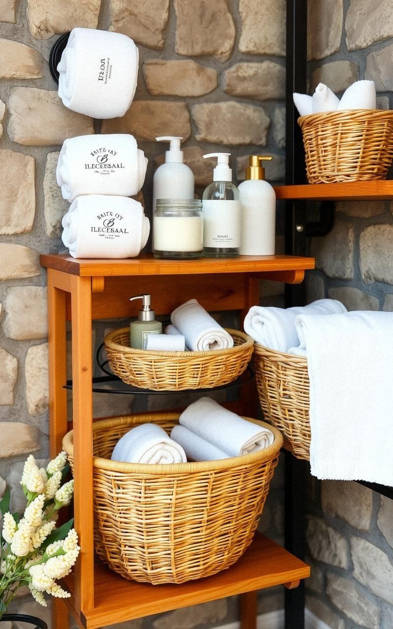 Woven Baskets For Rustic Storage Solutions
