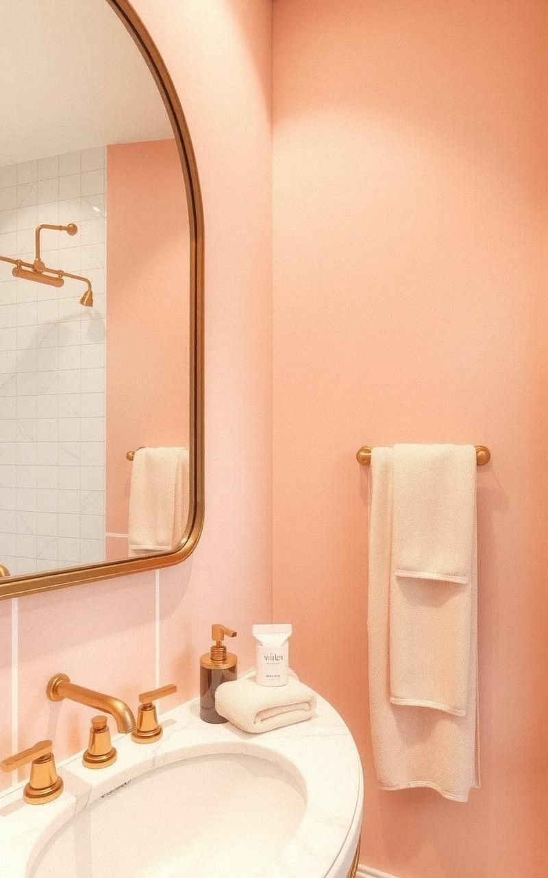 Blush Pink Bathroom Elegance