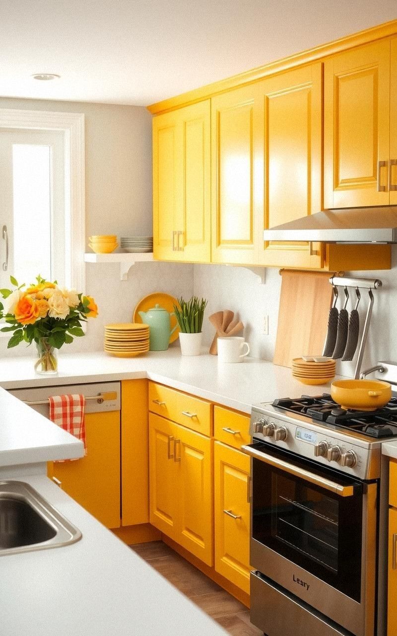 Buttercup Yellow Kitchen Cheerfulness