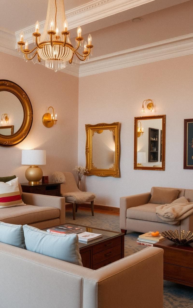 Monochrome Metallic Gold Accents For Luxury