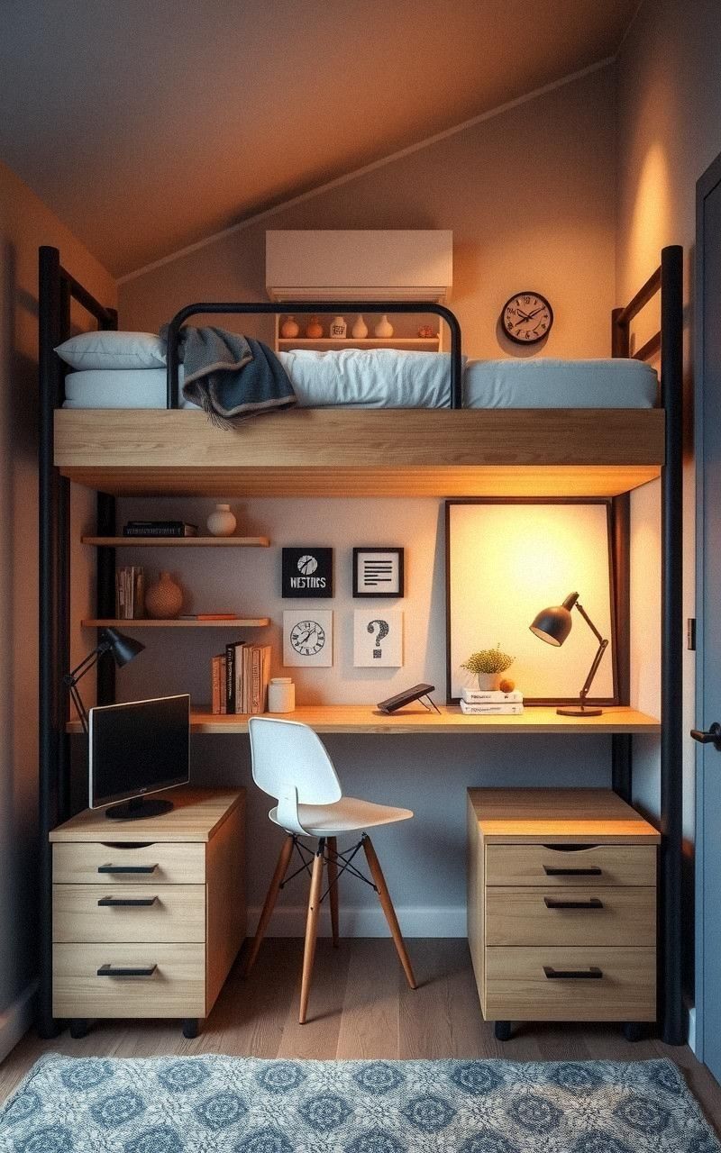 Loft Beds With Built-In Storage Solutions