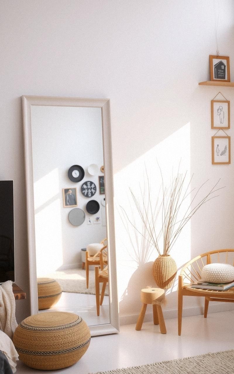 Mirrors To Create Illusion Of Spaciousness