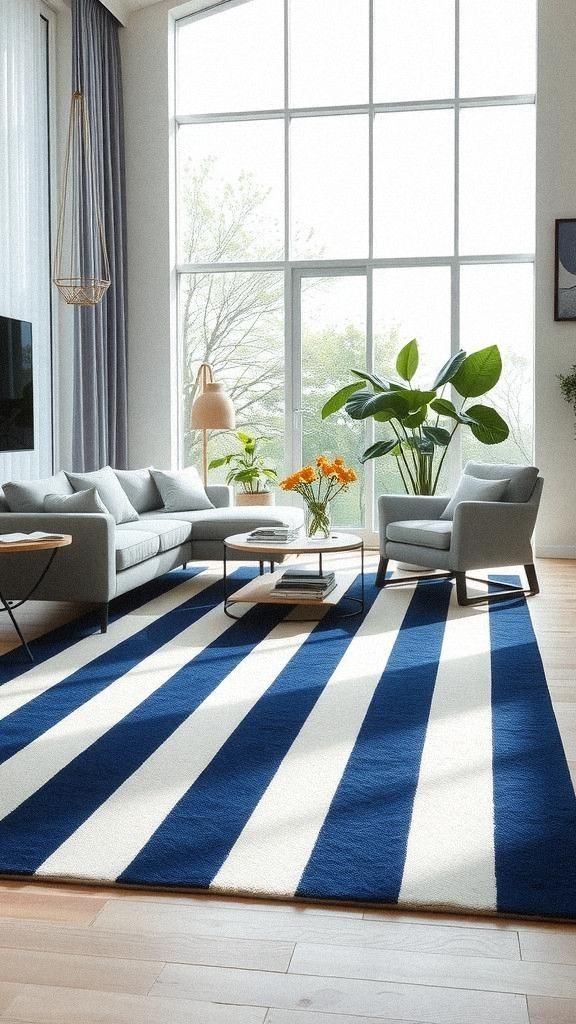 Bold Striped Rugs For Dynamic Flair