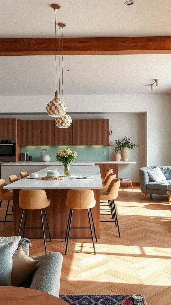 Incorporate a Kitchen Island As a Social Hub
