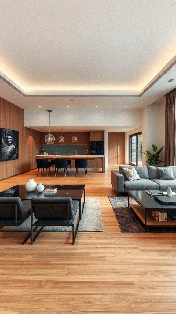 Opt For Consistent Flooring Throughout The Space