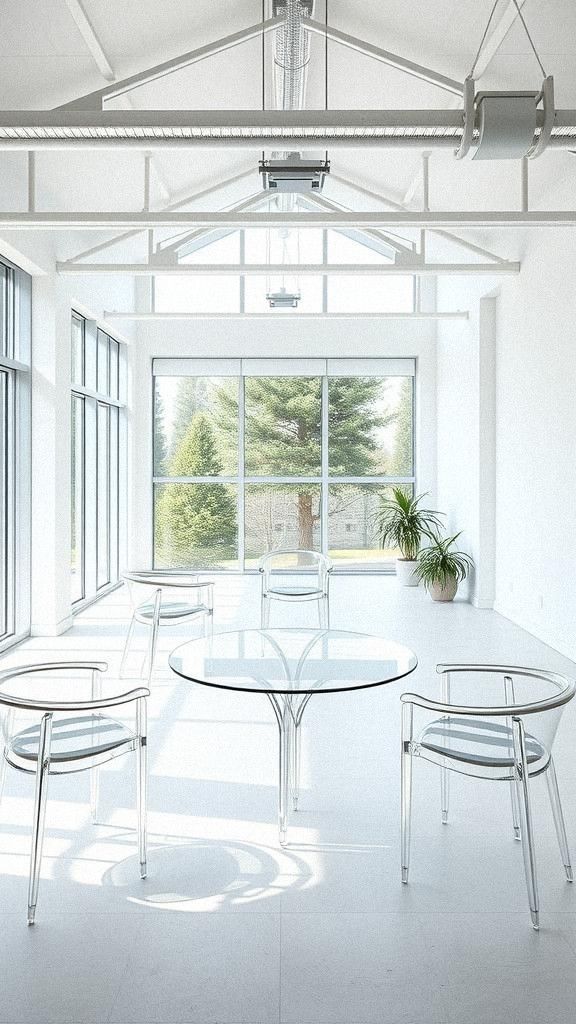 Use Transparent Furniture To Maintain Openness