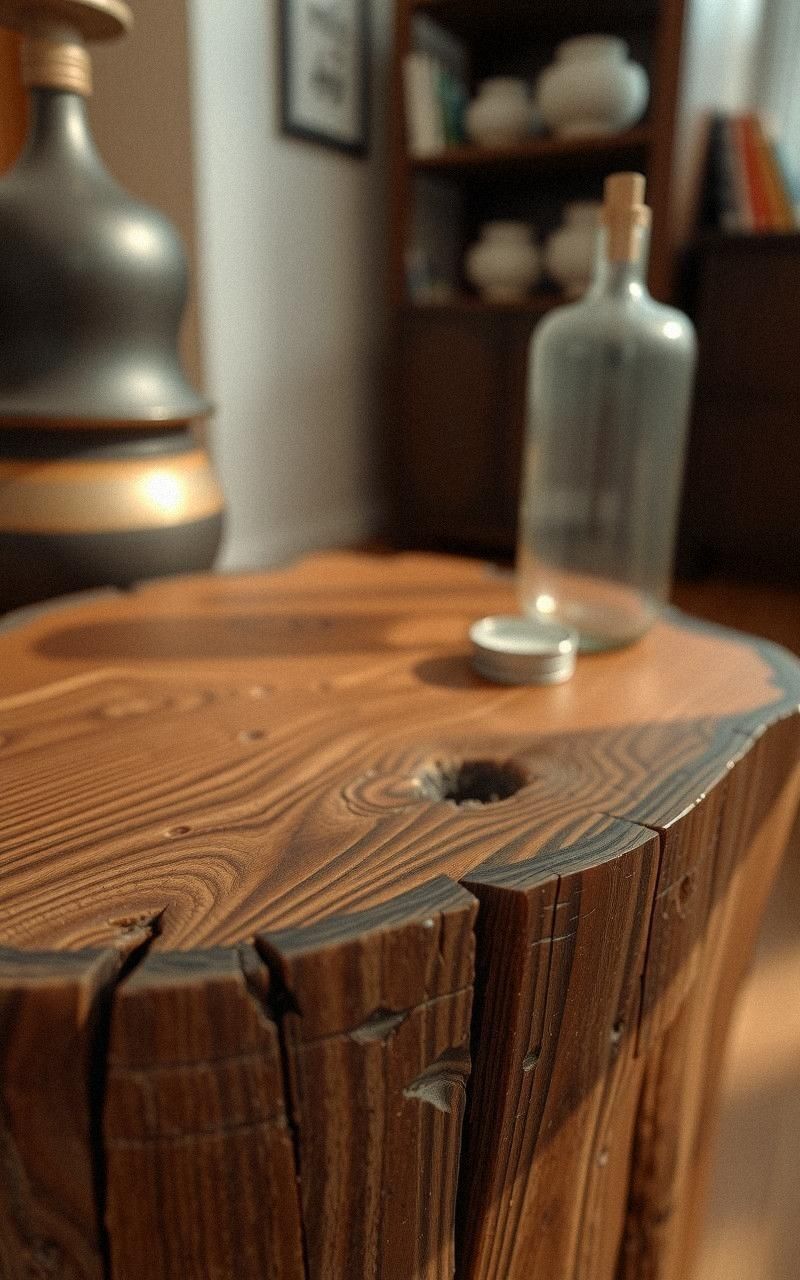 Incorporate Wooden Elements with Visible Grain