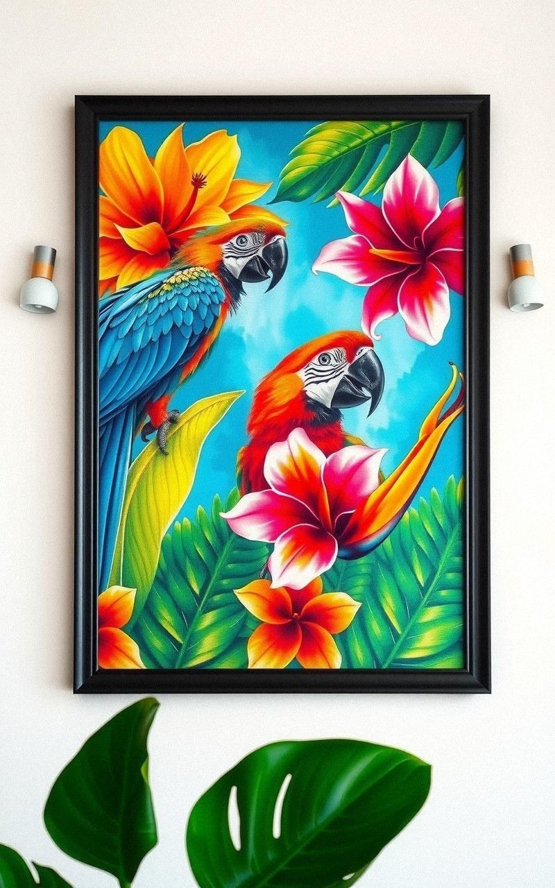 Bright And Bold Tropical Artwork