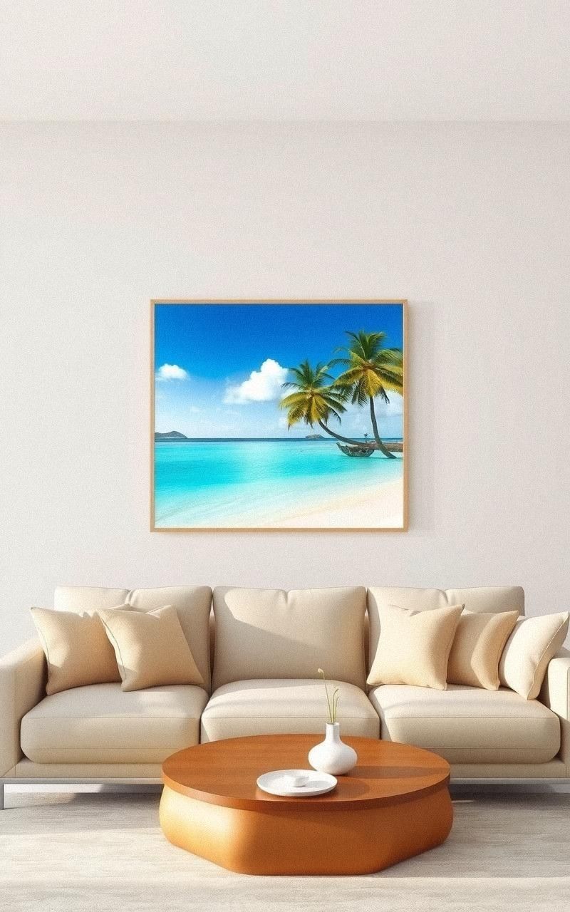 Bright Wall Art Featuring Tropical Scenes