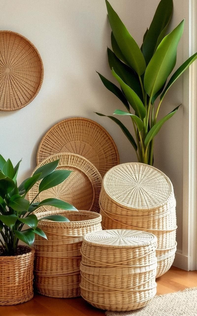 Handwoven Baskets For Stylish Storage