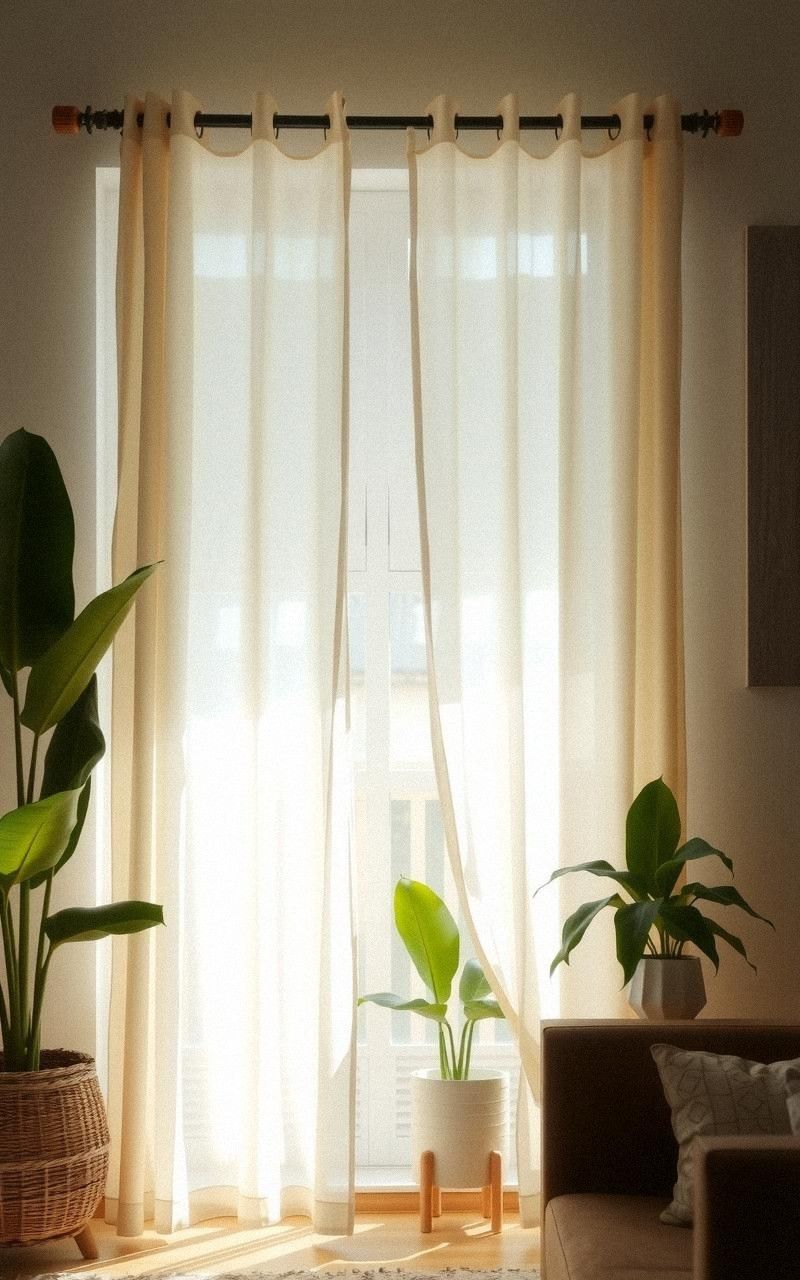 Light And Airy Sheer Curtains